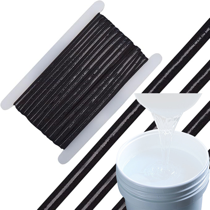 Silicone Textile Screen Printing For Waistband Coating Silicone Machine Garment Elastic Band Anti Slip RTV Silicone