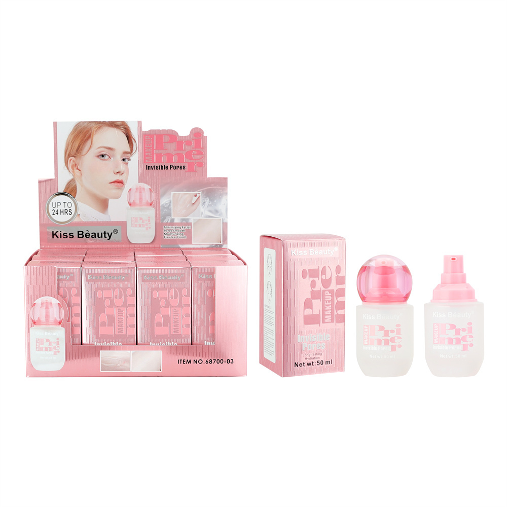 Kiss Beauty 25ml Minimizing Smooth Moisturizing Flawless Finish Invisible Pores Face Makeup Primer Base Gel Custom Private Label