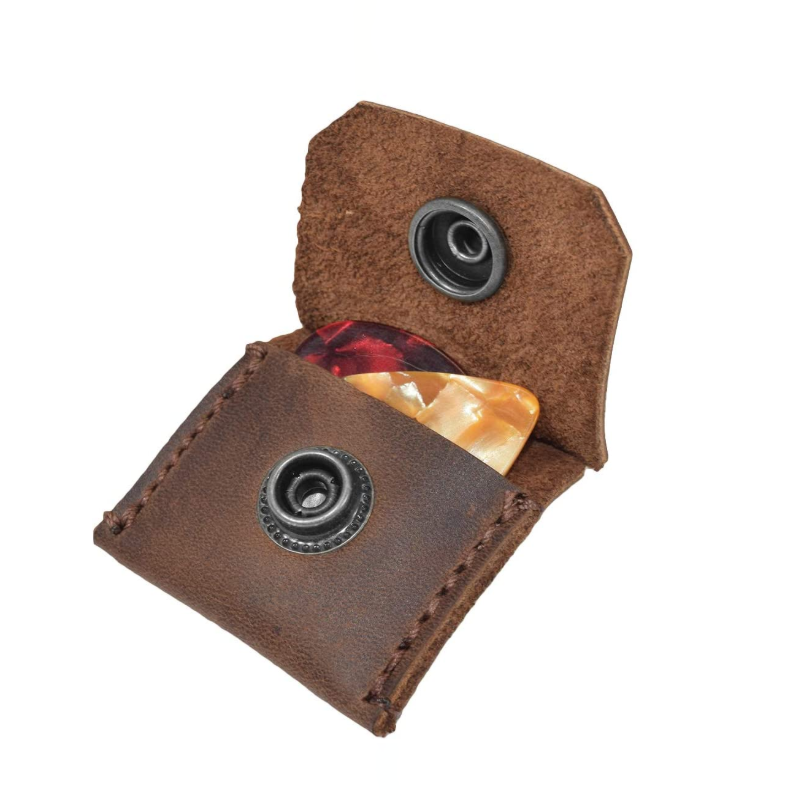 Креативный кожаный чехол Plectrum, держатель для SD-карты, держатель для гитары для любителей гитары