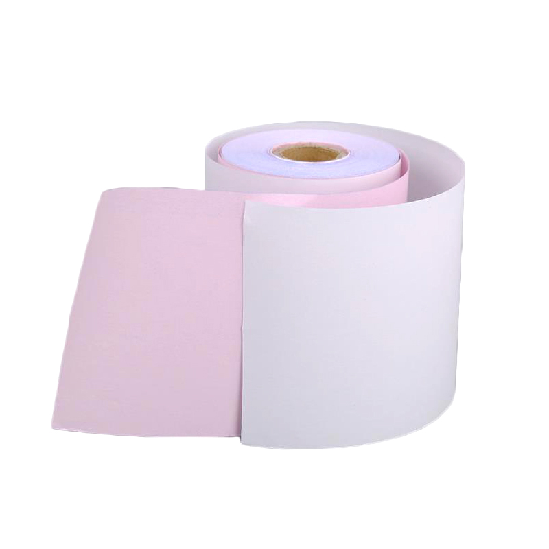 2ply безуглеродистой бумаги в рулонах с белым/желтым-NCR рулон бумаги