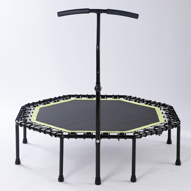 Portable Home hold Outdoor Octagonal Folding Adult Gym Bounce Jumping 48 Inch Big Trampoline with T-handle
