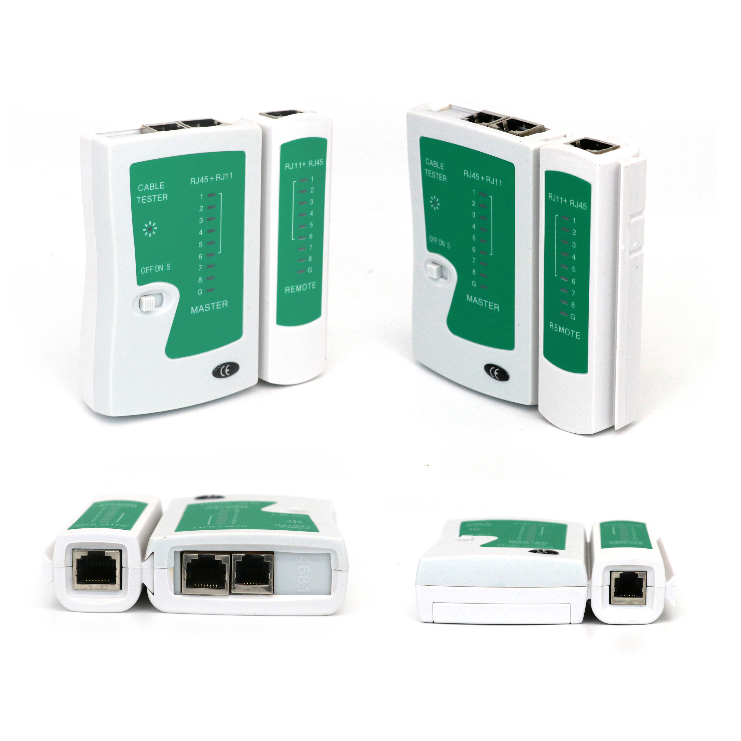 Кабельный тестер RJ45 RJ11, тестер сетевого кабеля Cat5 Cat 6 Cat7 UTP, сетевой ремонтный тестер