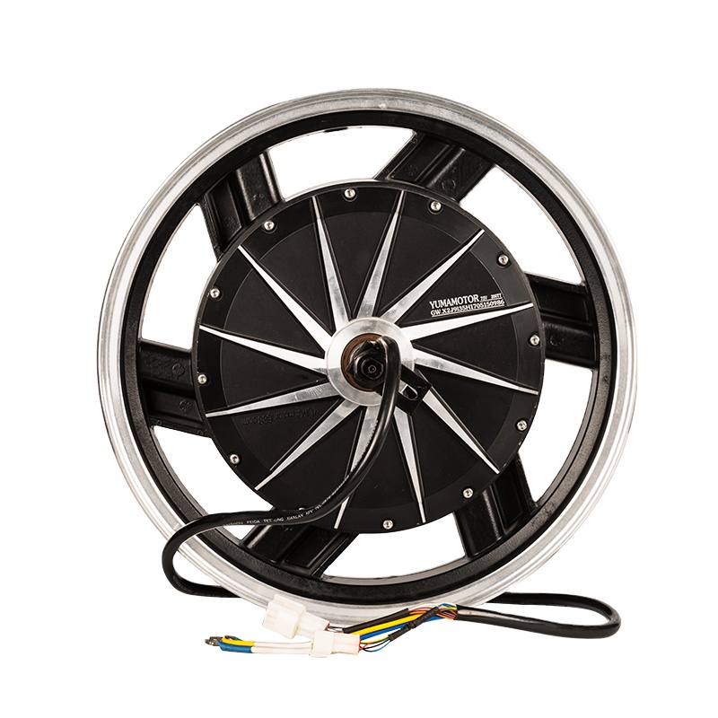 17 дюймов 72v 3000w DC мотор для центрального движения для мотоцикла с VOTOL EM100 контроллер