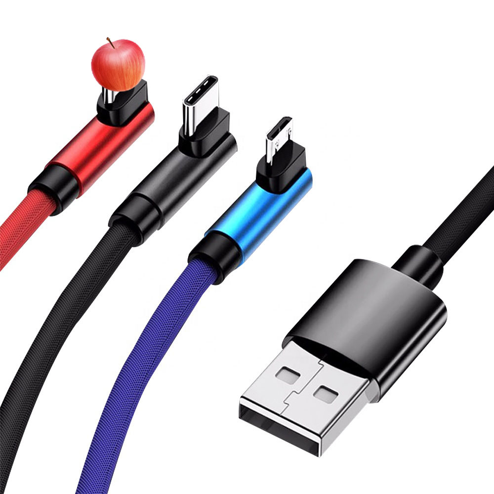 OEM сотовый телефон 3 Цвета зарядный кабель Android Micro Type C 3 в 1 USB зарядный кабель