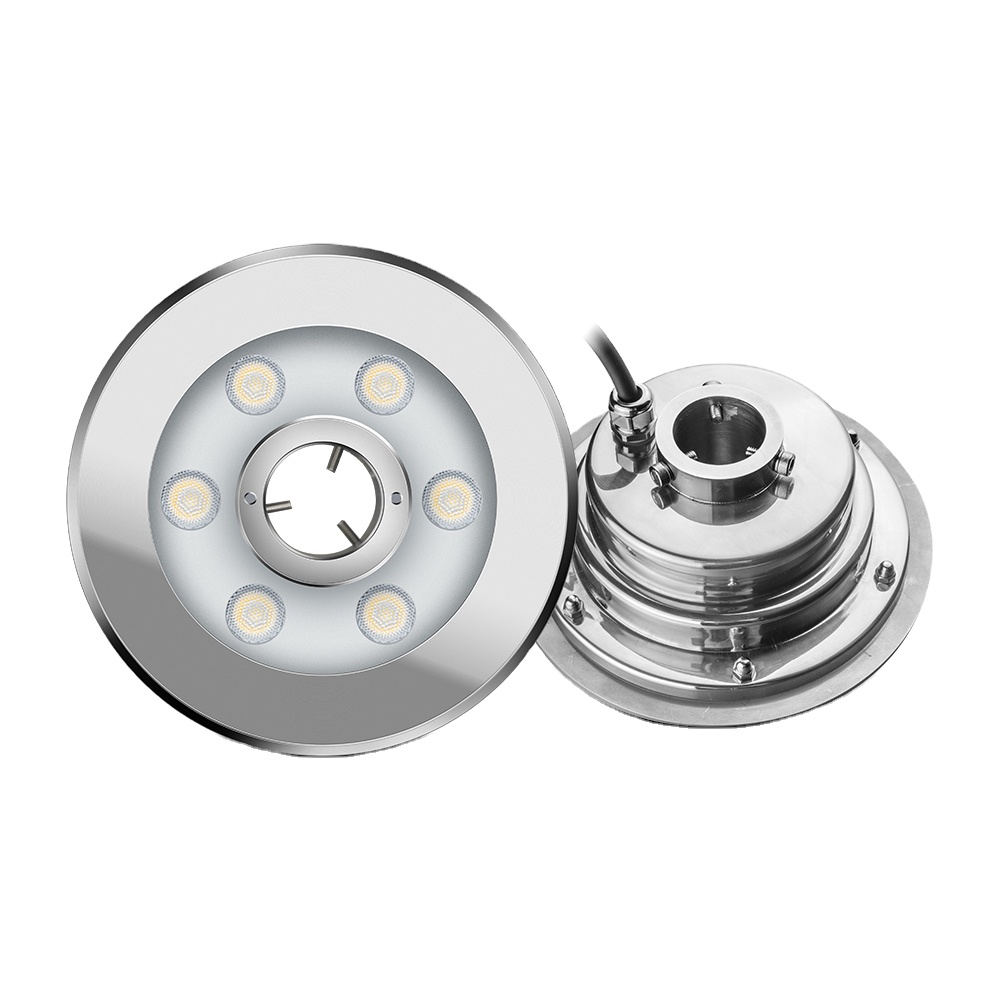DC24V 9W RGB external control IP68 Waterproof Stainless Steel 316L Low Voltage led underwater Fountain Lights