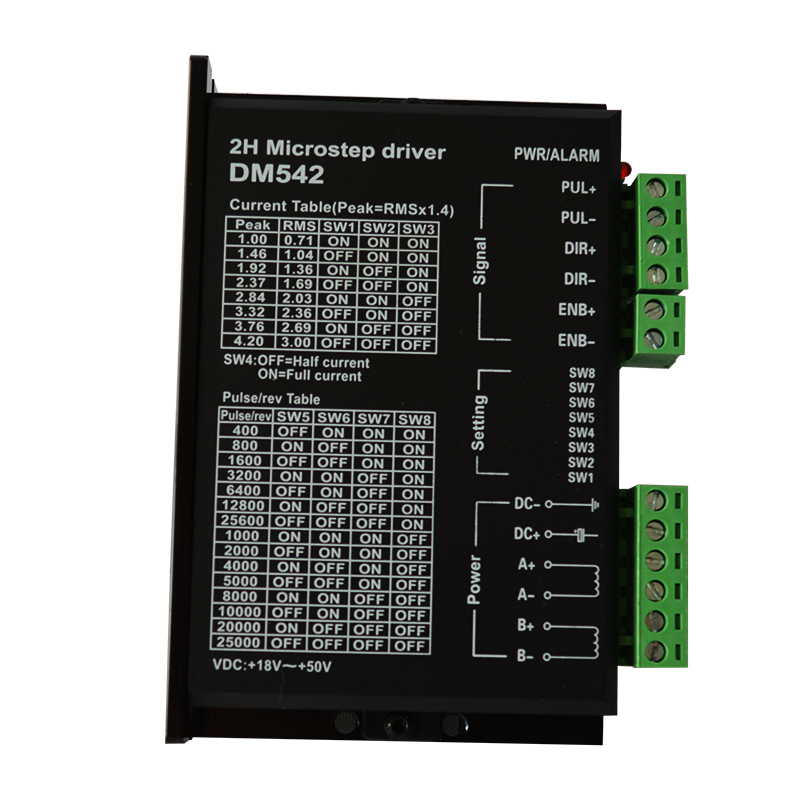Цифровой Драйвер шагового двигателя dm542 6a для двигателя серии nema 23