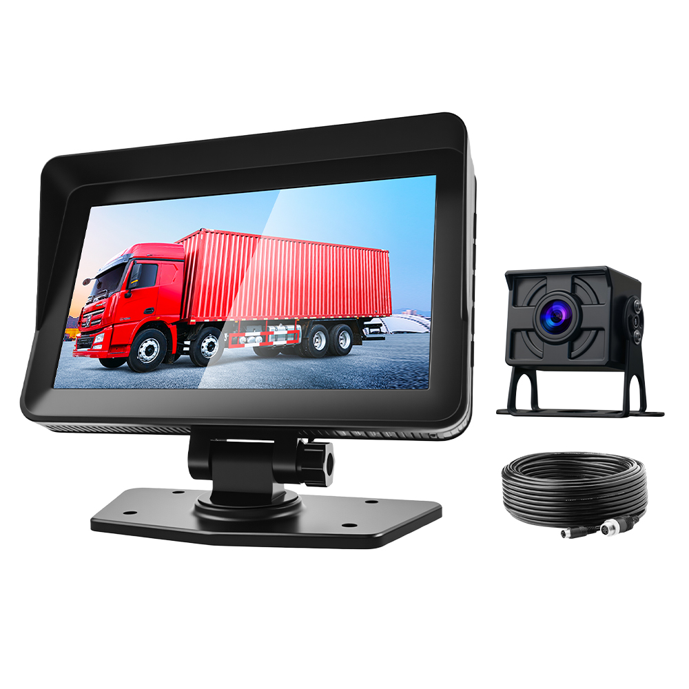 Industry-Leading 7-Inch 2-Channel HD Dash Cam IPS 1024*600 Freight Trains Freight Trains 24 Hour Video Loop Recording ODM