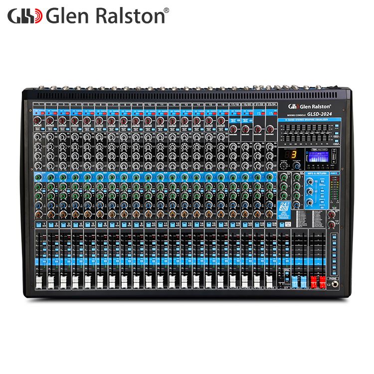 Glen Ralston China Manufacturer Customized Professional Audio Mixer Video Mixing Console