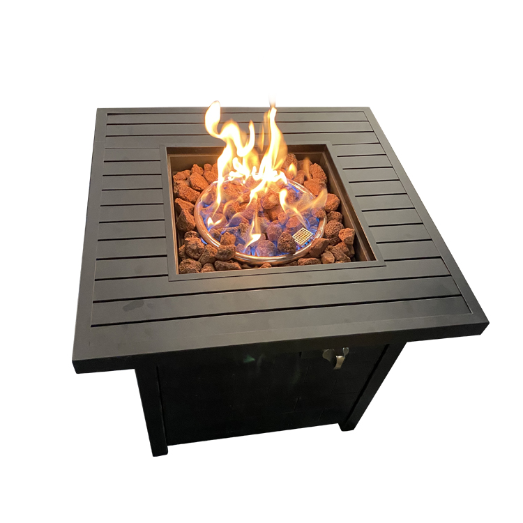 2021 Latest Design Outdoor Garden Wood Burning Firepits Table Metal Gas Fire Pit