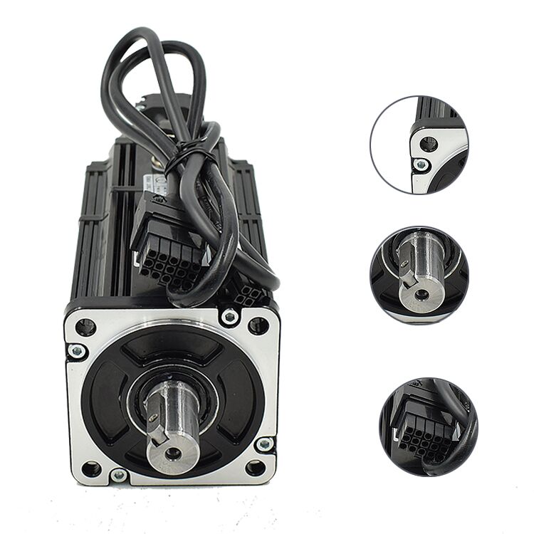 17 бит Nema24 100w 8 мм 200 ~ 240V 50/60Hz 3000PRM однофазный 3ph Servo Мотор и привод комплект