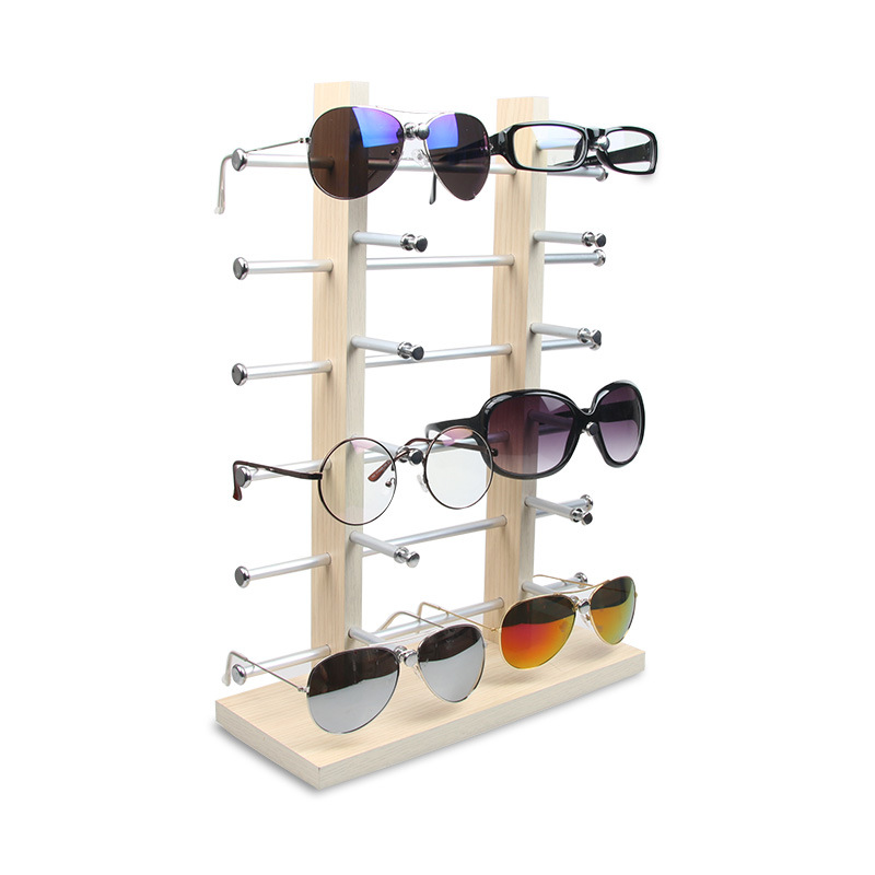 optical store 5 layers 12 pairs sunglasses display stand reading glasses spectacles eyewear glasses display rack holder