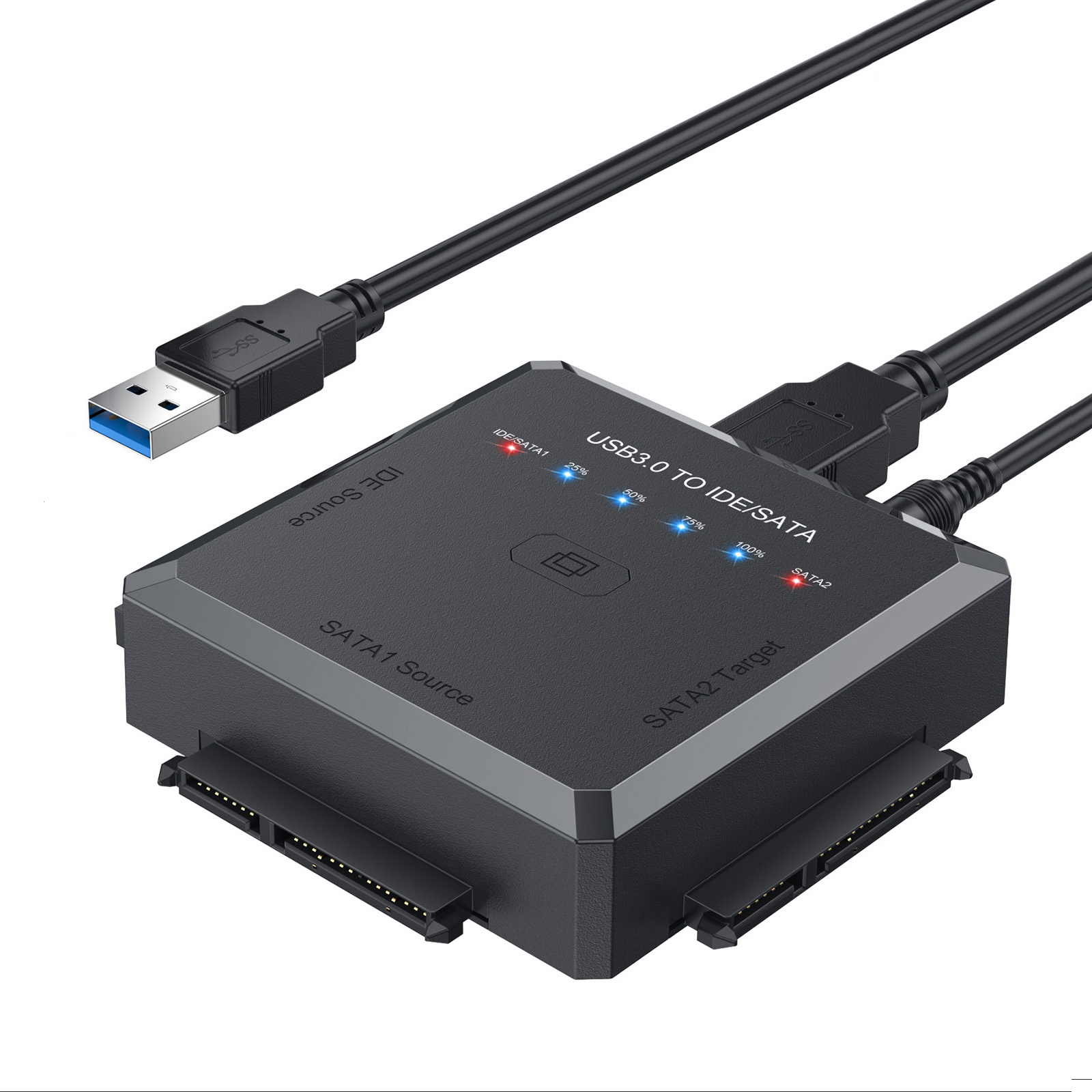 Переходник USB 3,0 на IDE и SATA, внешний жесткий диск, адаптер в комплекте для универсального жесткого диска 2,5/3,5 HDD/SSD