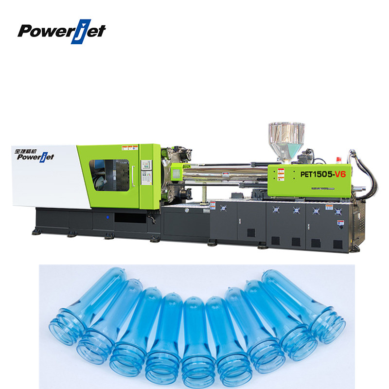 Бутылка для питьевой воды, пластиковая ПЭТ preform 330T, литьевая машина Powerjet PET1505