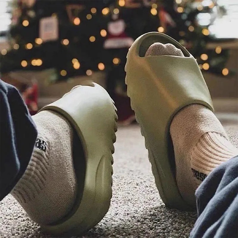 Прямая поставка, оригинальные высококачественные брендовые тапочки Yeezy на заказ для женщин, детская обувь Yeezy, сланцы Yeezy для мужчин