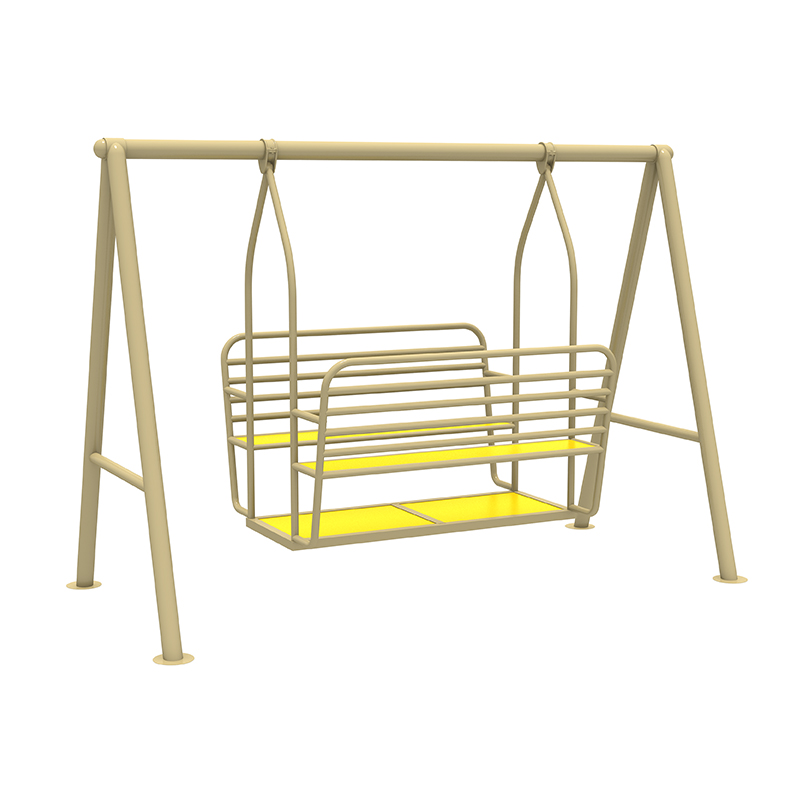 Attractive multiplayer Safety beautiful metal outdoor swing for children's playground