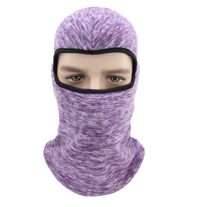 Winter Outdoor Thermal Warm Balaclava Hats Fleece CS Ski Cycling Knitted Full face protective mask