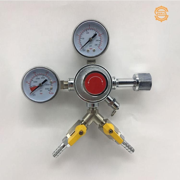 co2 gas regulator for mini keg corny keg