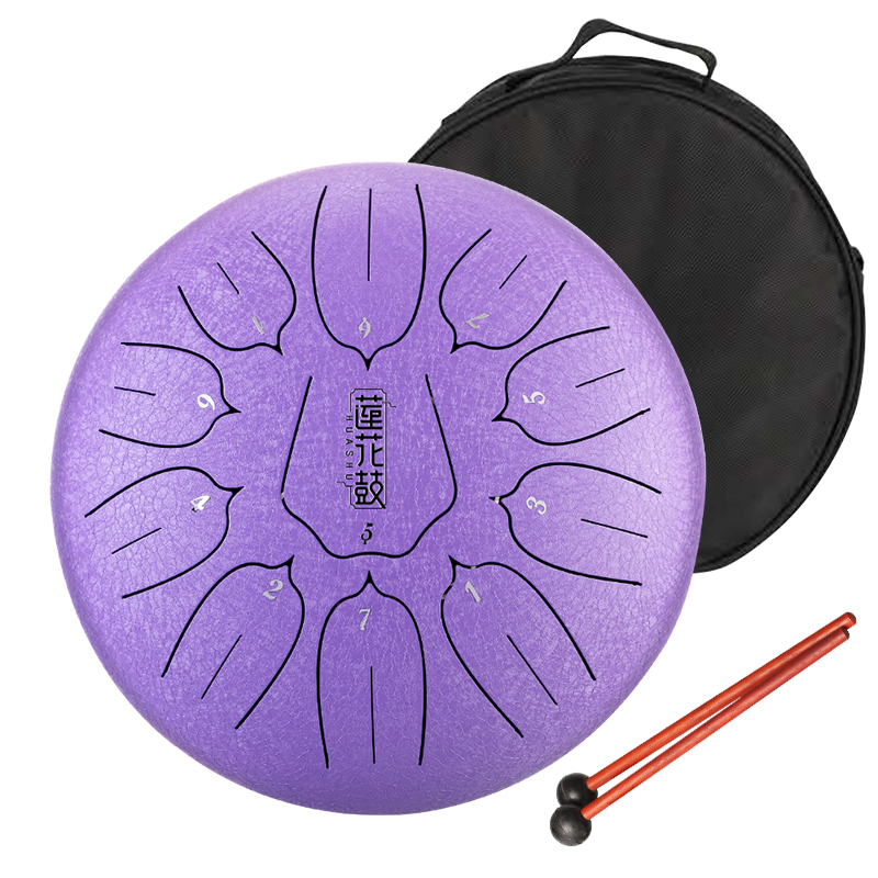 Hluru стали язык барабан 10 дюймов 11 Примечания Handpan бак барабан ударный инструмент язык барабан THL11-10