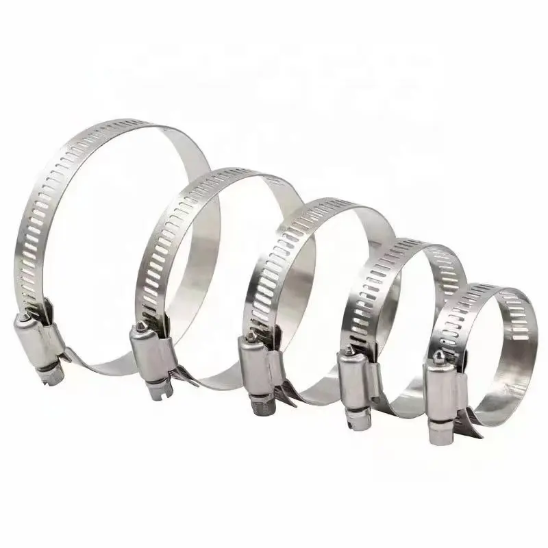 American 304 stainless steel hose clamp clamp