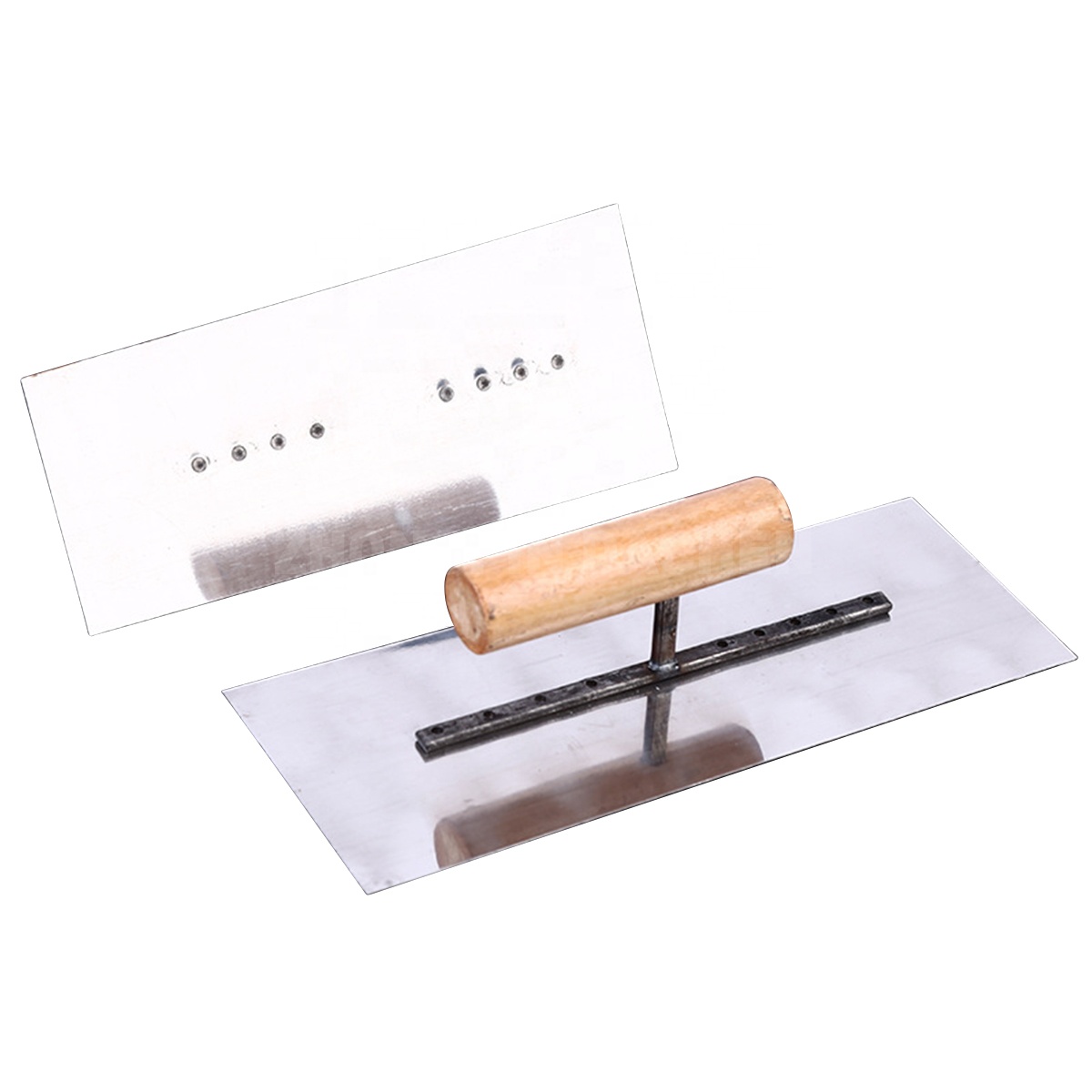 Concrete Finishing Floor Laminated Cement Trowel with Wood Handle