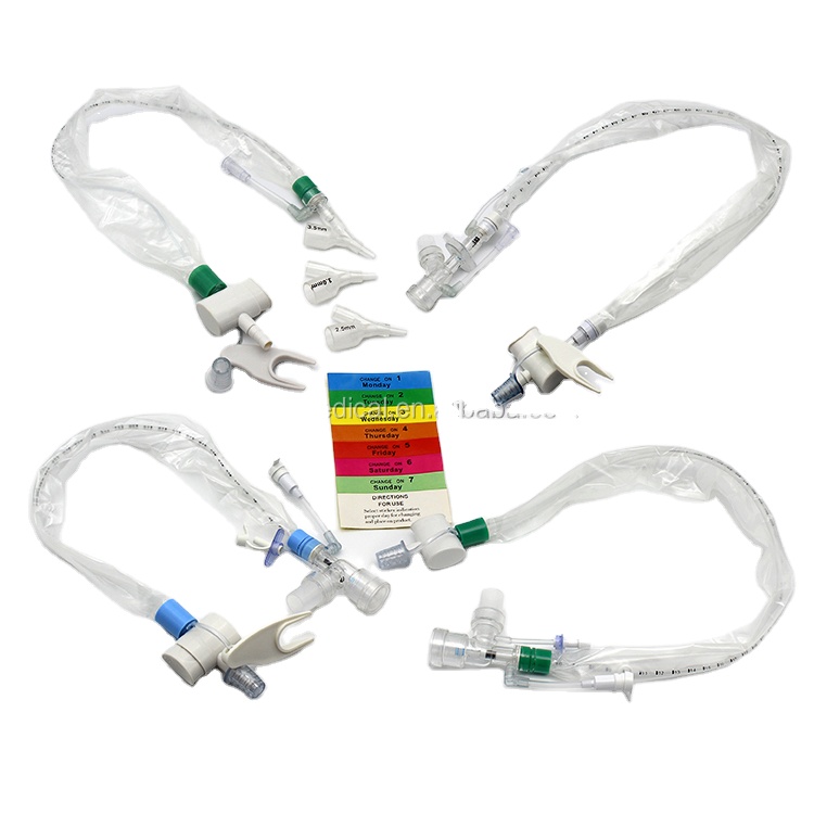 Hot selling sterile medical disposable closed suction catheter 24hours 5Fr 6Fr 7Fr 8Fr for children