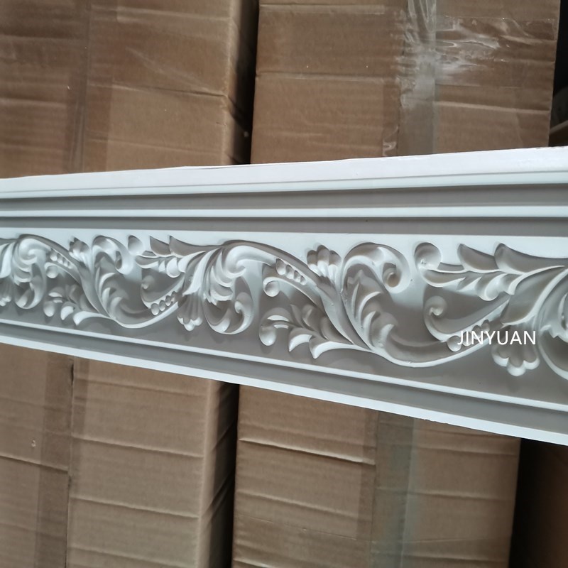 JINYUAN оптовая продажа полиуретановых линий для украшения потолочного угла, карниза, полиуретан для украшения стен и потолка
