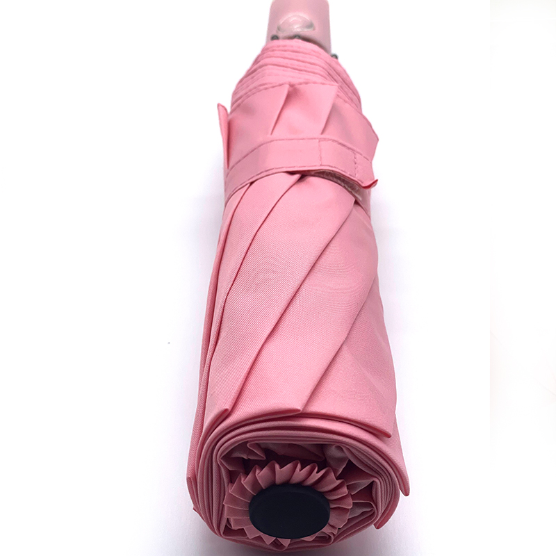 Custom Promotional Logo Printing Fold Advertising Travel Foldable Folding Umbrella Sunny and Rainy Umbrella