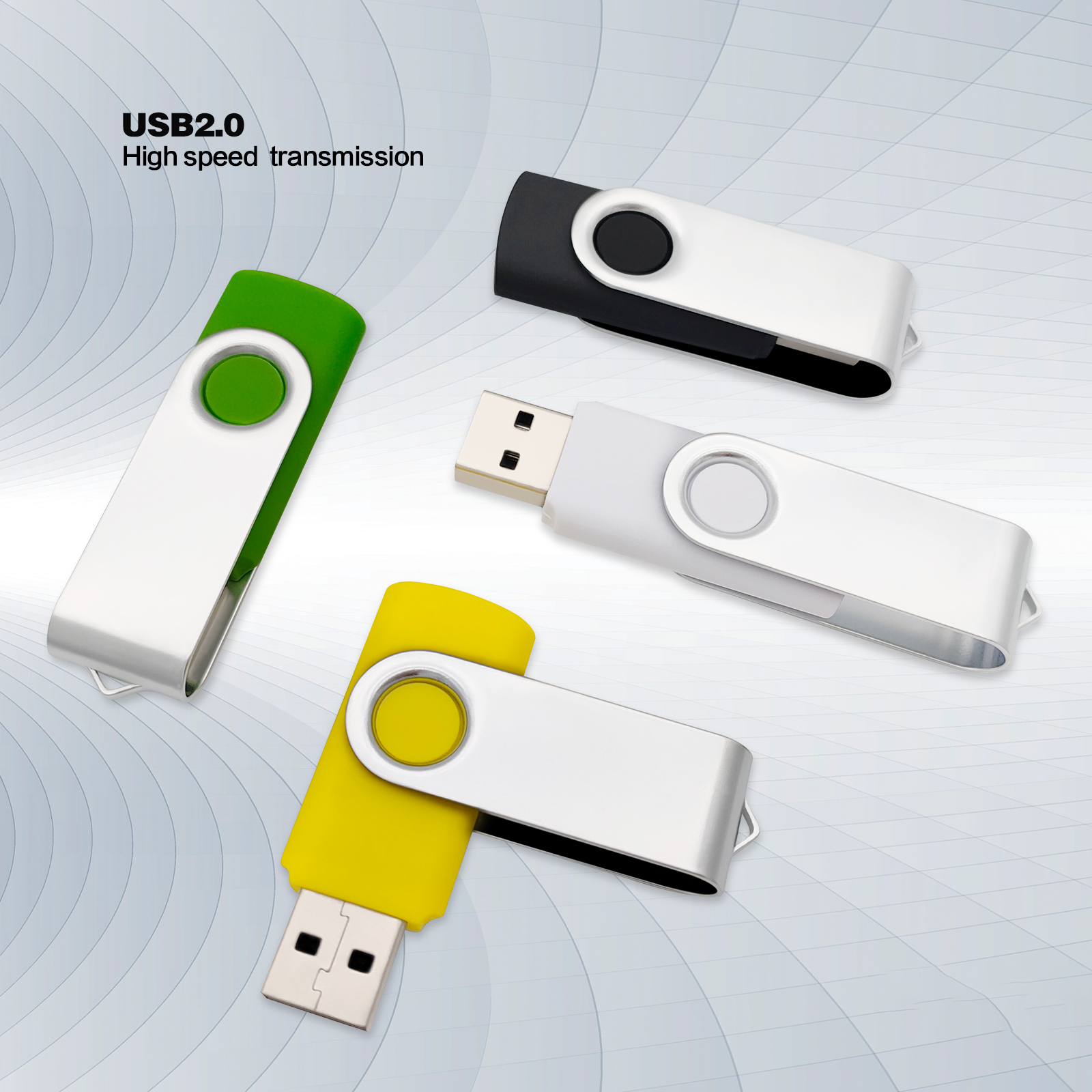 Cheapest 4gb 8gb Usb 2.0 Swivel Usb Flash Drives Stick Memory Pen Drive Free Color Custom Print Logo Printing usb drive wholesal