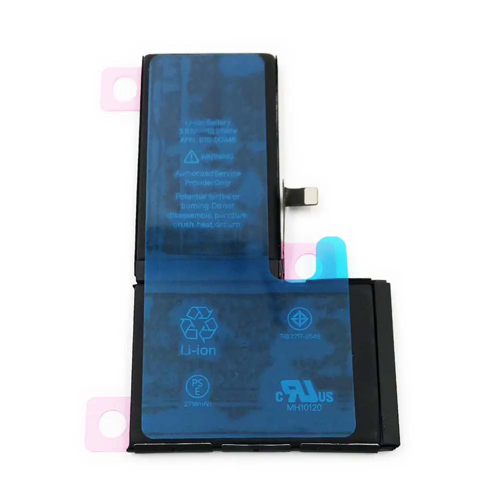 Rechargeable Li-Polymer Battery For Iphone X Apple 10 Can Be Customized CE ROHS MSDS Certification