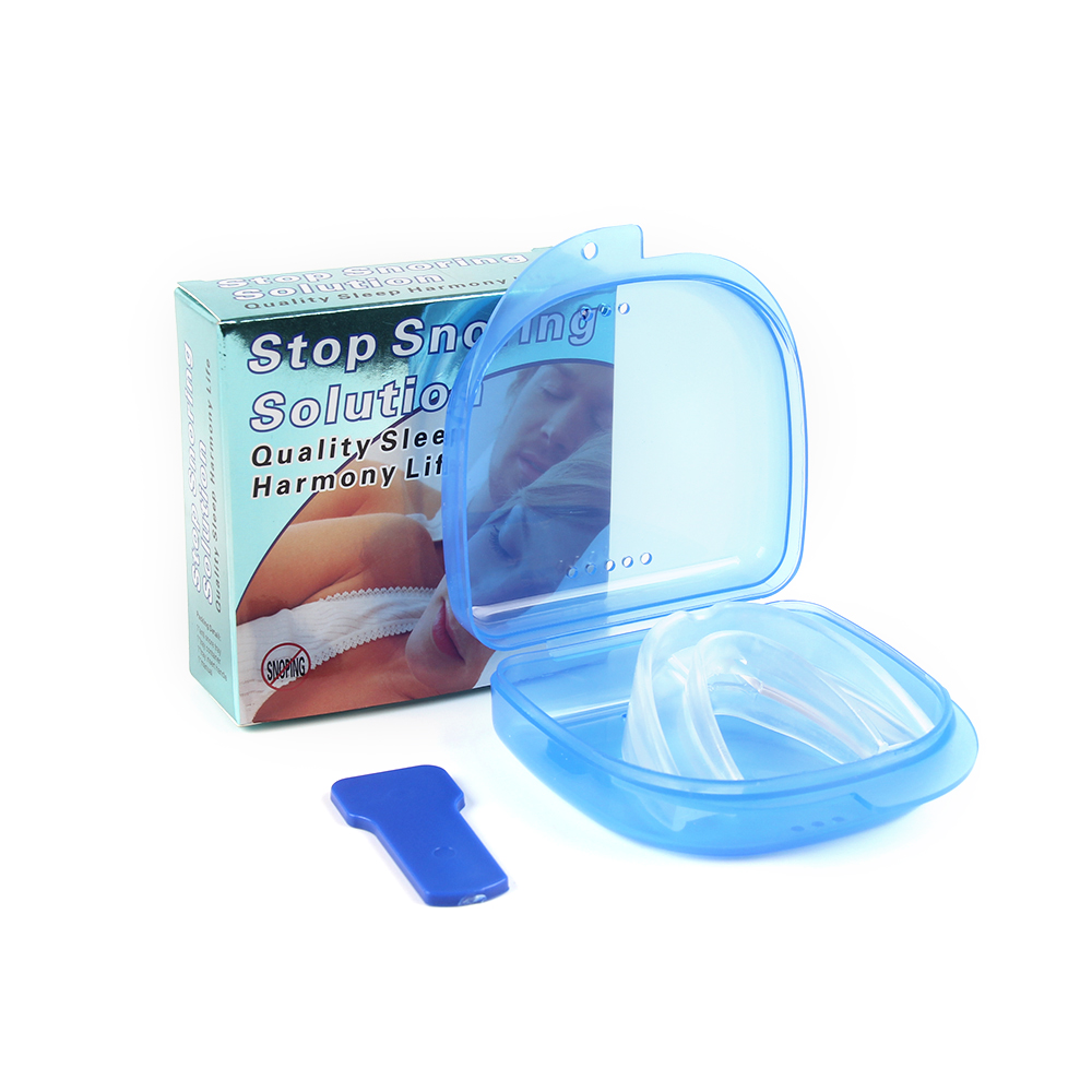Anti Snoring Solutions Mouth Guard, Food Grade Silicone Aid Snore Reducing Devices