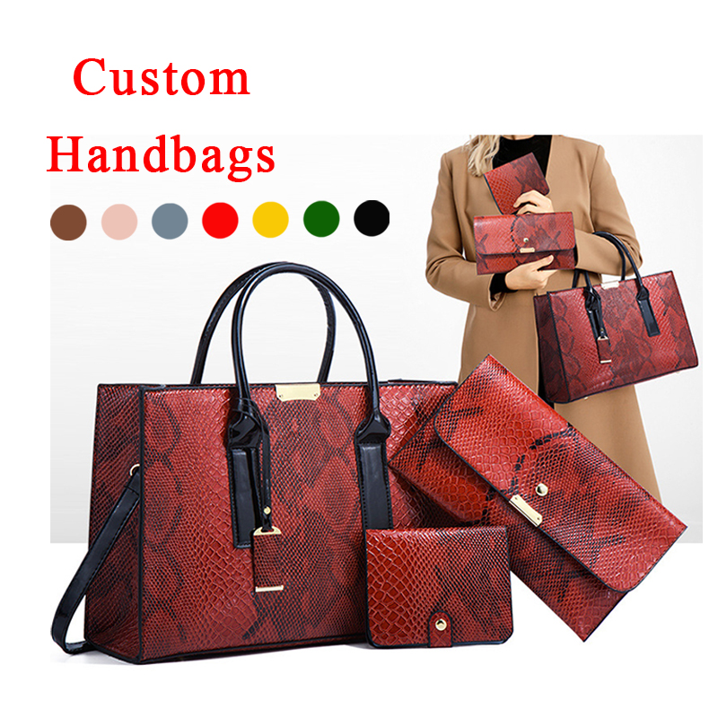 2021 New trend fashion design ladies shoulder bags snakeskin pu leather crossbody purse handbags for women luxury