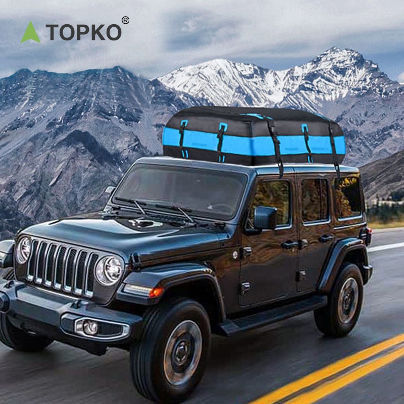Водонепроницаемая сумка-молния TOPKO на крышу автомобиля, 21 кубический фут