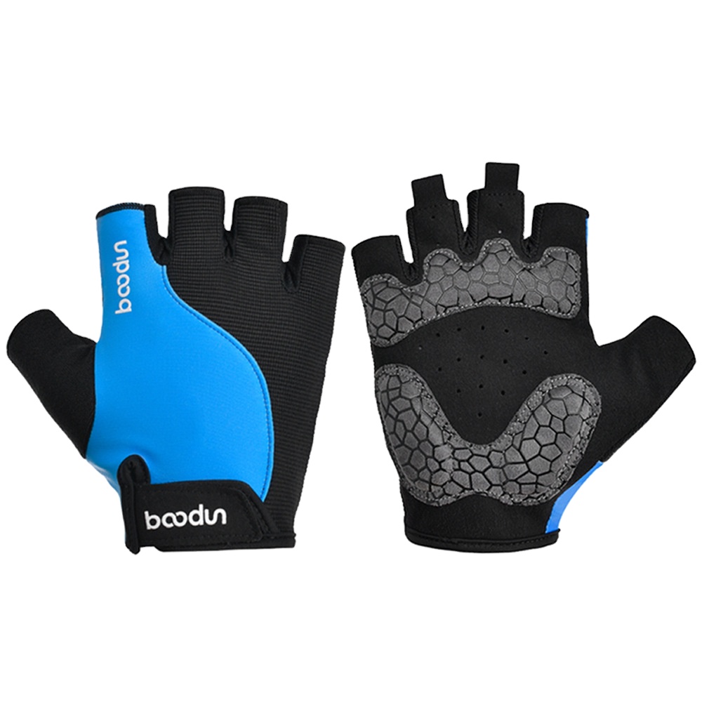 ROCKBROS Men's Cycling Bike Half Finger Gloves Shockproof Breathable MTB Mountain Bicycle Gloves Sports Unisex Cycling Gloves