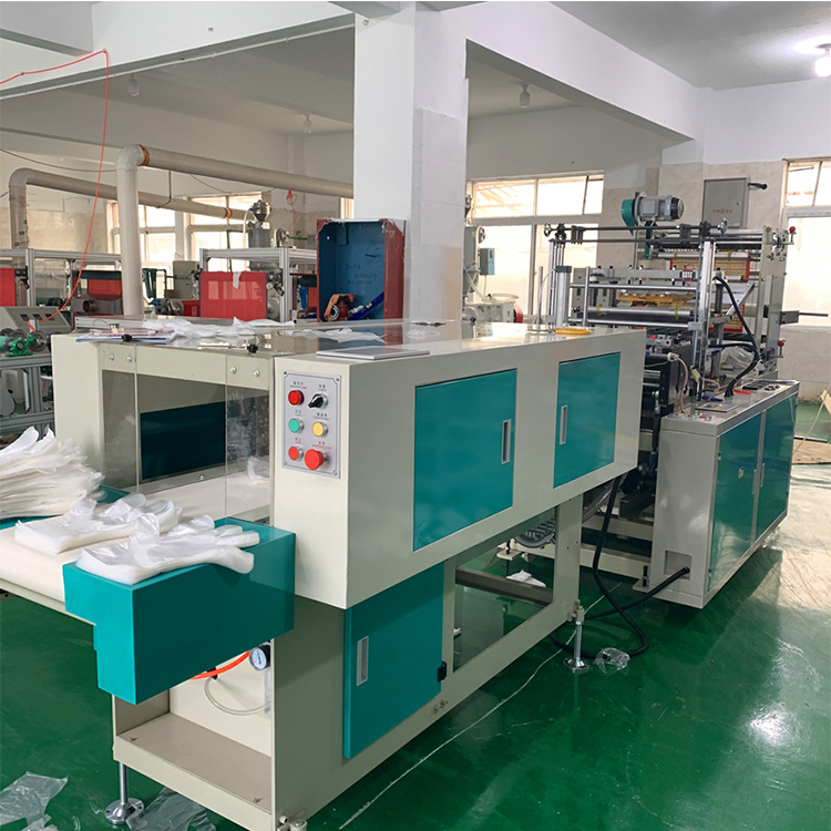 Самые популярные Hdpe перчатки раза прозрачный пластиковый pe перчатки машина двойной слой полиэтилена PE перчатки делая машину