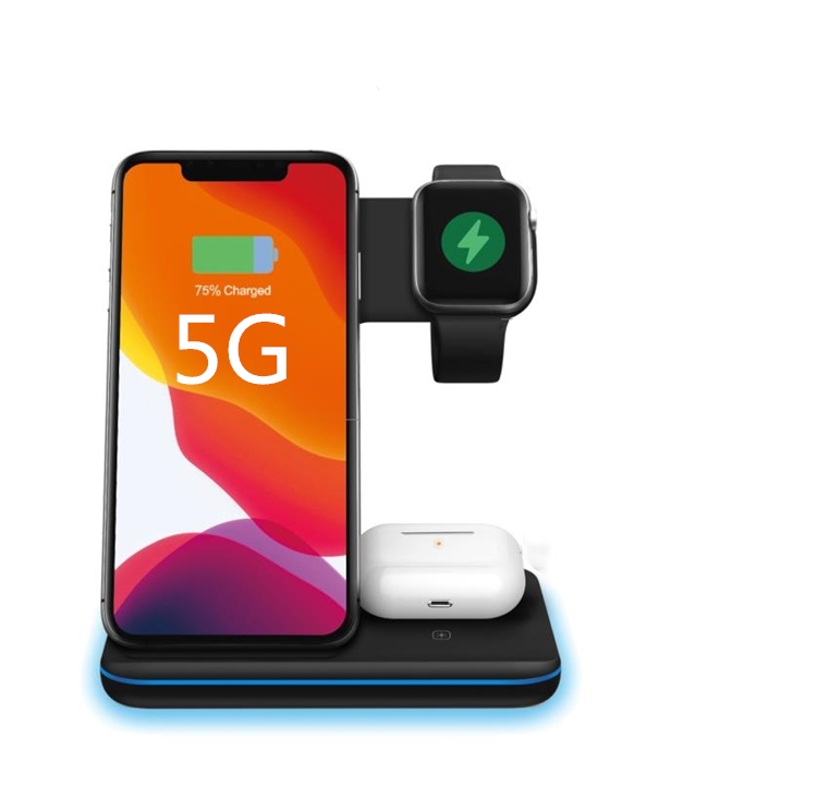 5G 20W 15W беспроводное зарядное устройство для телефона i phone 12 watch наушники зарядка 3 в 1 Беспроводное зарядное устройство
