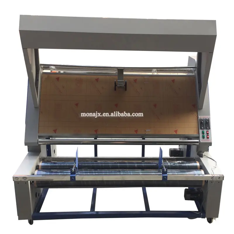 Tension  adjustable Customized fabric inspection machine_bed sheet cloth rolling inspection length measuring machine