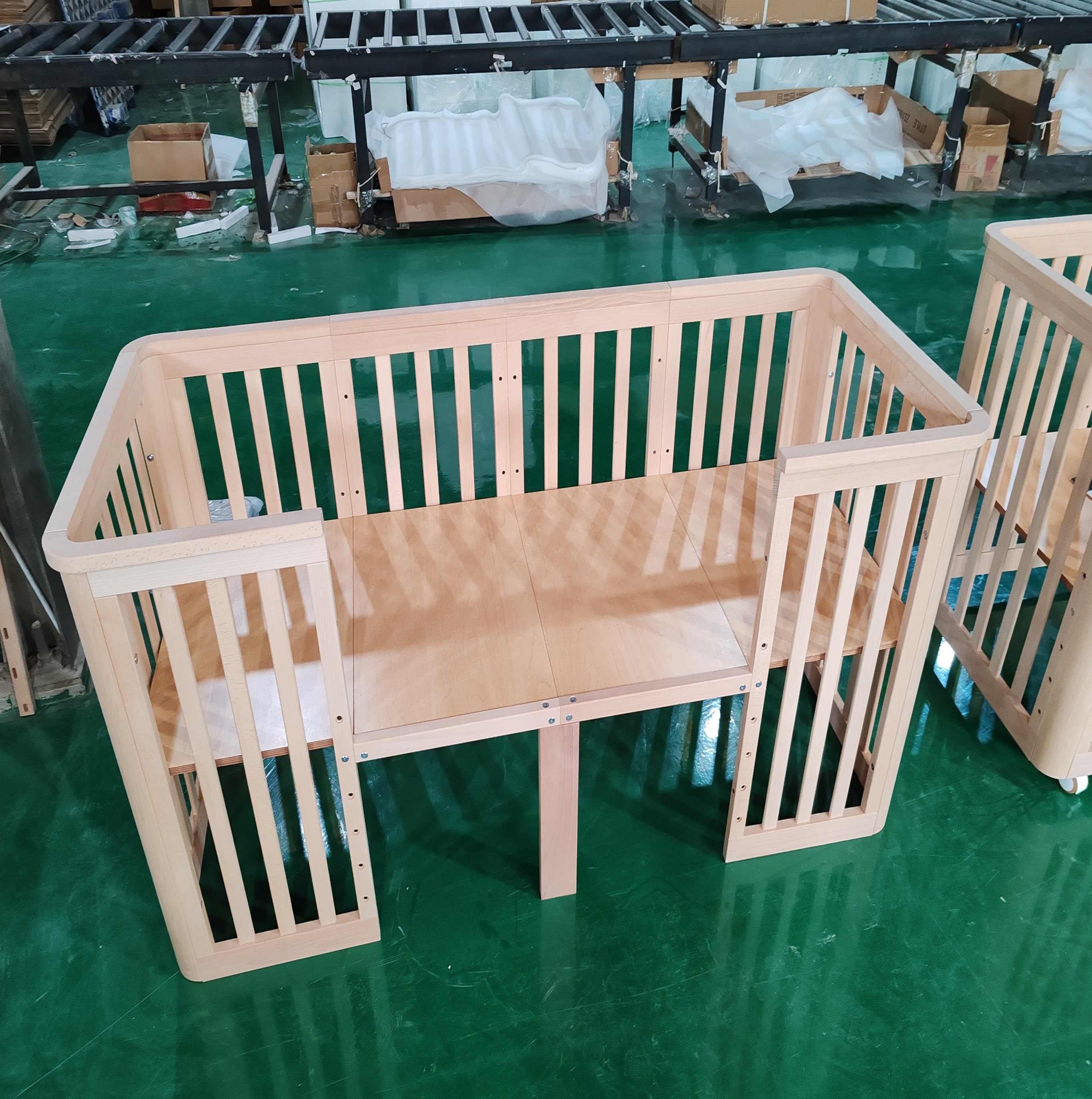 baby furniture  Crib AiLiKEA PLANT HOT SALE OEM&ODM CUSTOMIZED 8in1 Multi Functional Baby Cribs Wooden Cot Bed Set for Baby