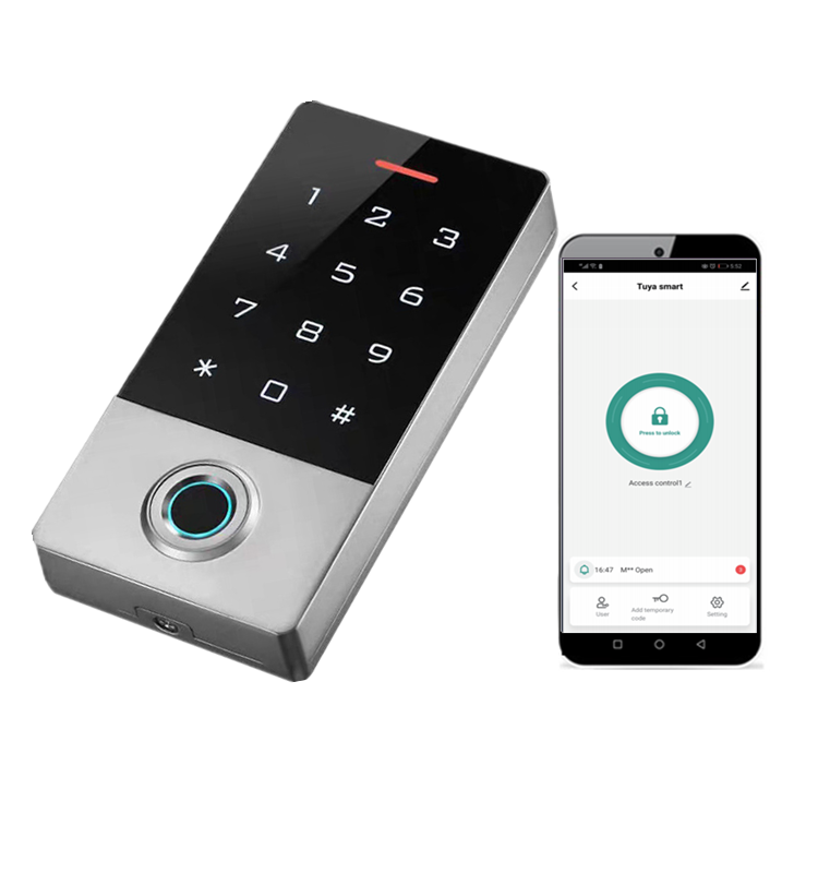 Мобильное приложение Tuya, умный сенсорный считыватель отпечатков пальцев, RFID контроллер доступа, биометрическая система контроля доступа