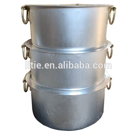 High Quality Africa 3 Pcs Large Aluminum Cooking Cookware Pot with SS handle