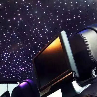 Светодиодный источник света RGB и волокно для украшения автомобиля porsche star