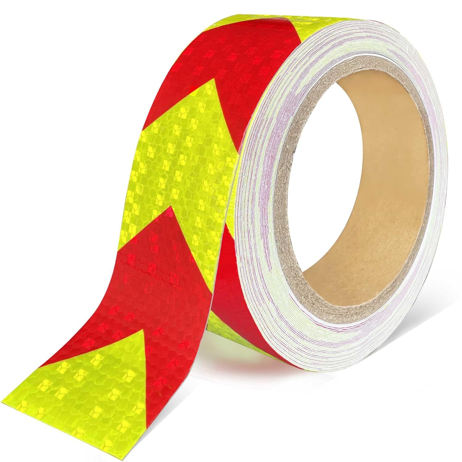 Safety Danger High Viscosity Reflective Recyclable PVC Film Base Material Floor Marking Warning Caution Self Adhesive Tape