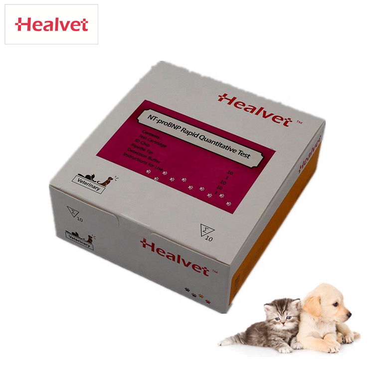 Healvet canine feline HbA1c/CPL/FPL/T4 ветеринарное тестирование иммунофлуоресцентный анализатор для домашних животных диагностический ветеринарный тест комплект NT-proBNP