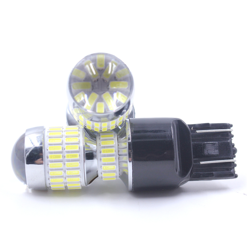 Universal Car 3157 Auto light 78SMD Canbus 7443 Turn Signal Bulbs 1156 LED Car Lights