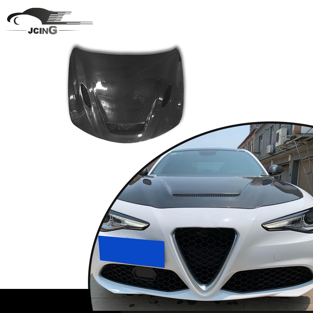 Капот из углеродного волокна для Alfa Romeo Giulia 2017-2020