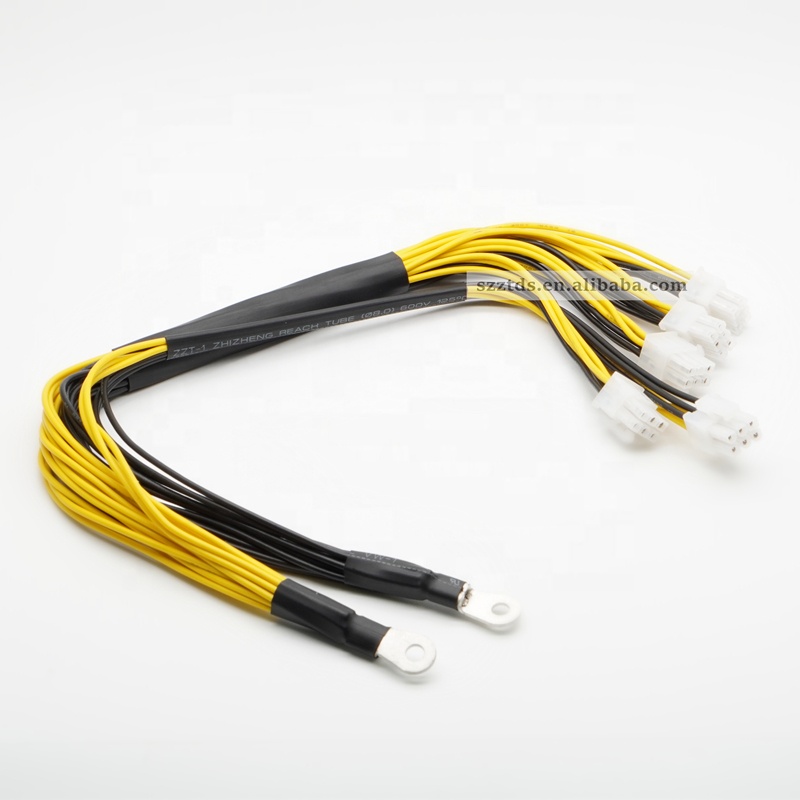 18AWG 40 см 6P 6Pin 5PCIE одна осветительная головка, блок питания шнур питания APW3 apw7 Удлинительный кабель блока разъем