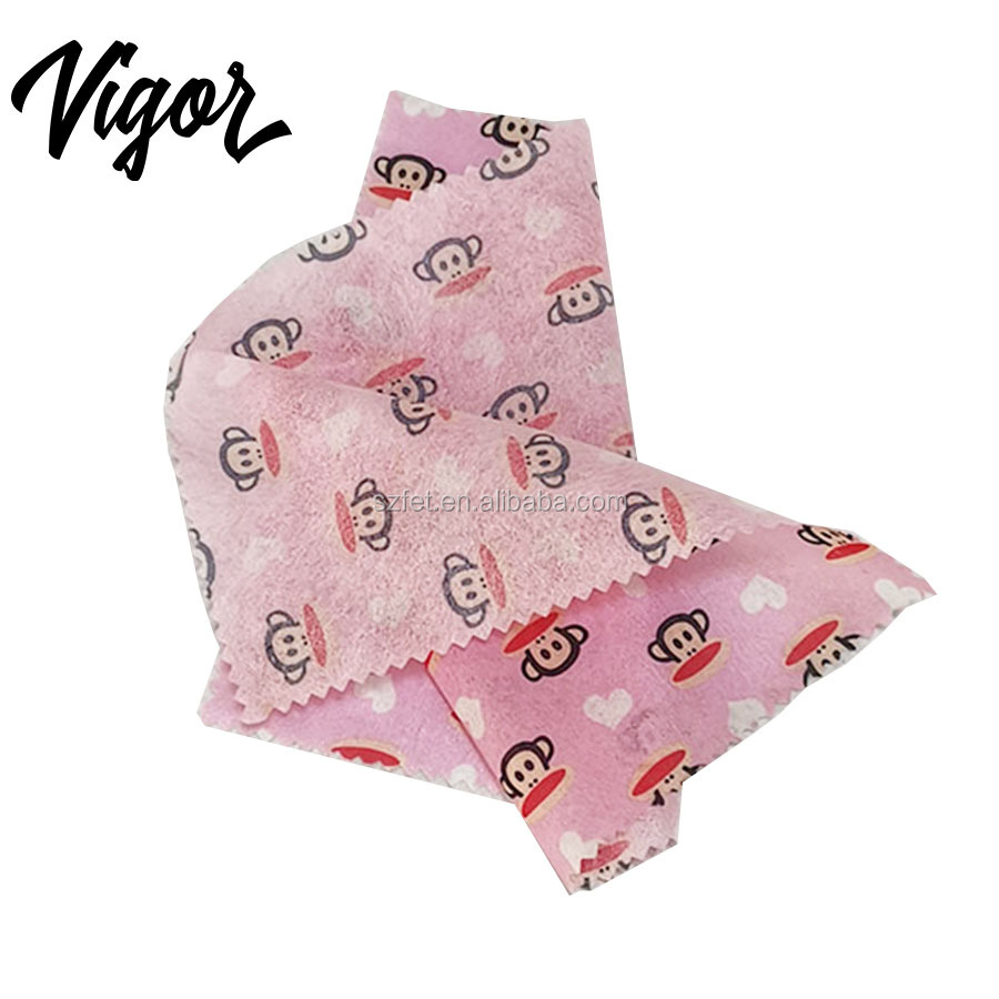 100% floral print silk crepe fabric viscose polyester non woven fabric