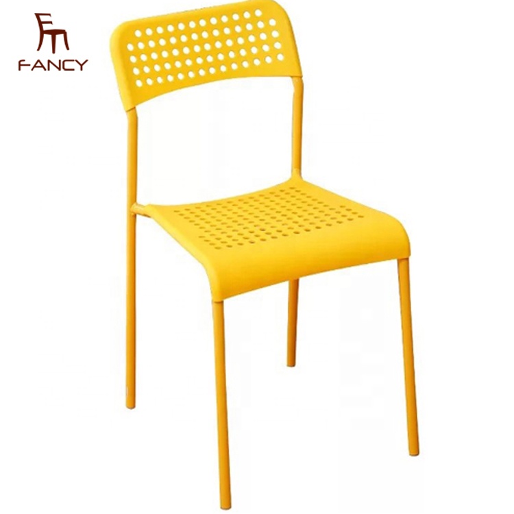 New type four leg office chair Modern furniture design Best plastic chair for sale