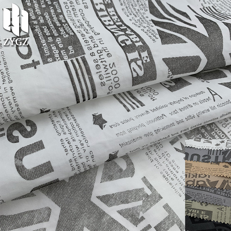 100% нейлоновый набивной ткани 170GSM Уникальная Техника нанесения рисунка; Текстильная обувь, сумки и искусственная кожа Одежда прямая сделка