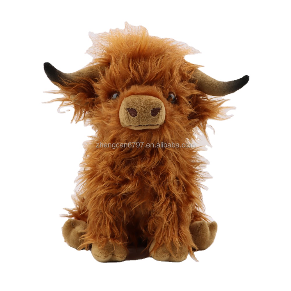 Детские куклы Highland корова плюшевые игрушки мягкие милые животные мягкие куклы детские плюшевые игрушки