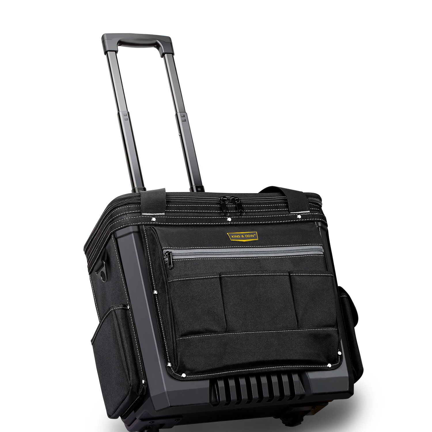 2024 Professional Trolley For Tools Waterproof 1680D Large Electrician Wheels Rolling Heavy Duty Trolley Tool Bag